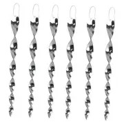 Bird Scare Rods Silver Hanging Plastic Bird Deterrent Device, Wind Driven