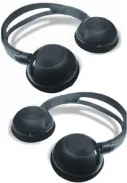 Ford Freestar Folding Wireless Headphones - 2 Channel IR. 2001 to present
