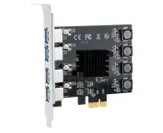 Usb 3.0 Pci Expansion Card 4 Port Pci-e To Usb3.0 Pcie Computer Expansion Card