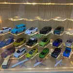 好物N1:64小比例汽車模型展示架玩具收納盒小火車TLV風火輪TOMSC小巴士