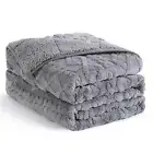 Topblan Weighted Blanket Full Size 15 Pounds, Soft Weighted Blanket with Doub...