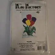 The Flag Factory TULIPS Pattern Create Your Own Flag 28x49 in NEW
