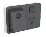 Clipsal ICONIC NIGHT WALK SENSOR LIGHT 240V Motion Activated, Anthracite