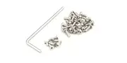 Kyosho Mini-Z MDW020 Button HEX Screw Set (Mini-z AWD/Nickel)