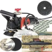 Wet Polisher 1/2" Bevel Bullnose Profiler 45 granite stone marble polish buffer