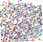 OATIPHO 1440pcs DIY Rhinestone Nail Charms Flat Back Ornaments for Manicure Supplies for Nail Art Phone Cases Crafts DIY Projects Bling Accessories