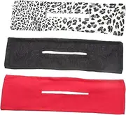 HONITANO 3pcs Donut Bun Shaper Hair Bun Maker Lazy Hair Curler Tool for Effortless Styling Includes and Grey Leopard Print Options for Women