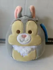 Squishmallows 5” Disney Thumper Grey Gray Bunny Rabbit Plush