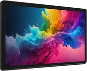 Android 14 Tablet, Octa-Core 10 Inch Tablet, 10 GB + 64 GB (Expandable to 1TB), Android Tablet with Bluetooth 5.3, WiFi 6, 5MP + 8MP Dual Camera, Face ID, 4G Dongle Wireless Internet (Black)