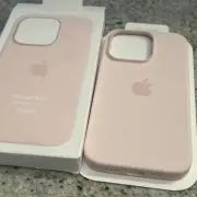 New Nib Apple Pink Phone Case Silicone For iPhone 14 Pro