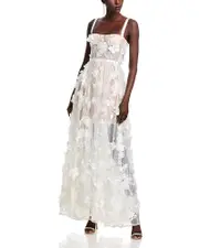 Bronx And Banco Anastasia Beaded Floral Maxi Dress