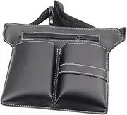 Ipetboom Barber Bag Hair Tools Storage Waist Pack for Stylists Multi Pocket Organizer Black for Scissors Combs and Hairdressing Accessories
