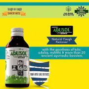 Ajanta Adusol Ayurvedic Syrup Tulsi Adulsa Jyesthimadh 100 ml / 3 oz UK