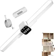 LED Under Cabinet Lighting Magnetic | Kitchen Lamp,3 Color Temperature LED Under Cabinet Lighting with Clock for Kitchen Closet Pantry
