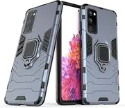 Case for Samsung Galaxy S20 FE/S20 FE 5G,Hybrid Heavy Duty Protection Shockproof Defender Kickstand Armor Case Cover,Navy