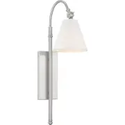 Savoy House Lighting 9-1201-1-SN Rutland Swing Arm or Wall Lamp Satin Nickel