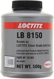 Loctite LB 8150 Anti-Seize Lubricant | Graphite & Aluminum Fortified Paste | High-Temperature Protection Up to 900°C | Prevents Corrosion & Seizing | 500 g