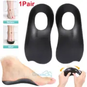 1Pair 3/4 Orthotic Shoe Insoles Flat Feet Plantar Fasciitis High Arch Support
