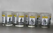 4pc Set Playbill Broadway Covers Barware Cocktail Glassware Glass New in Box #4