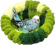 Parrot Bed Parakeet Bed Nest - Round Bird Beds | Round Velvet Bird Nest | Bird Nest | Parakeet Nest | Cockatiel Bed | Winter Sleeping Bed | Velvet Warm Parrot Beds | Nesting Parrot Beds