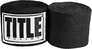 TITLE Boxing Mexican Style Hand Wraps (Single Pair) Black