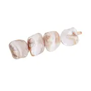 Culturesse Darya Artisan Irregular 7.5cm Shell Hair Clip Women Accessory Natural