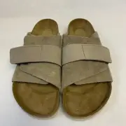 Birkenstock New w/ Box Kyoto Taupe Nubuck/Suede Leather Narrow Select Size