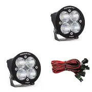 Baja Designs LED Light Pod Pair Squadron-R Pro Spot Pattern Clear Lens Universal