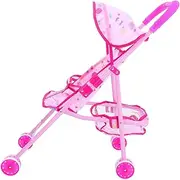 Doll Stroller Set for Boys and Girls Pram Toys Interactive Play Stroller Model Basket