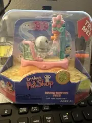 NEW LITTLEST PET SHOP MAGIC MOTION MOUSE #7 YUM YUM DRINKING LICKING MOTION