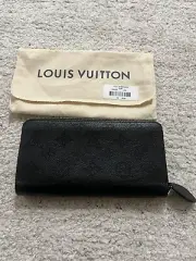 louis vuitton zippy wallet mahina noir black