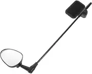 Mobestech Mountain Bike Helmet Mirror High Definition Compact and Easy to Install Rear Mirror for Riding