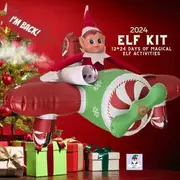 Elf Kit 24 Days of Christmas Elf on the Shelf Xmas Activities Best Holiday Countdown Surprise Gift