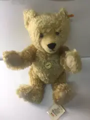 steiff teddy bear classic (2000-2002) 004728 (growler)ajustable arms & legs new