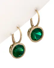 Diana M 14K 6.70 ct. tw. Diamond & Corundum Earrings