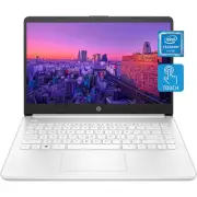 Hewlett Packard 14-dq0080nr 14" Intel Celeron N4020 4GB/64GB Touch Laptop, White