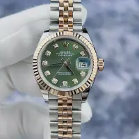 在飛比找蝦皮購物優惠-勞力士勞力士女裝原木型系列279171- 0007 橄欖綠錶
