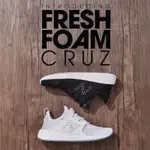 NEW BALANCE FRESH FOAM CRUZ 慢跑鞋 男女 黑白 避震 韓國廣告款MCRUZBK慢跑鞋