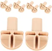 10pcs Plastic Wire Cube Storage Unit Connectors and Replacement Wheels Universal Fit for Cat Cages Organizers and Tool Carts Durable and Versatile Accessories