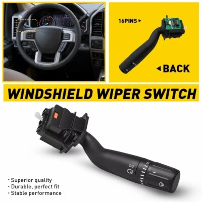 US For 2015-22 Ford F150/F250/F350/F450/F550 Turn Signal Wiper Switch CBS2293 B