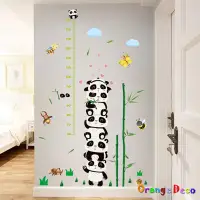 在飛比找蝦皮商城優惠-【橘果設計】熊貓身高尺 壁貼 牆貼 壁紙 DIY組合裝飾佈置