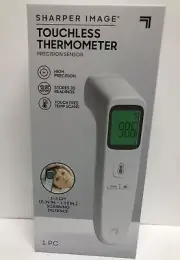 SHARPER IMAGE Digital Touchless Smart Forehead Thermometer, High-Precision