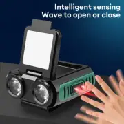Mini Cap Clip Headlamp Induction Led Light Headlight Led Head Torch Flashlight