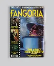 INDEPENDENT HORROR / FANGORIA MAGAZINE - 2"x3" POSTER MAGNET vhs deadly spawn