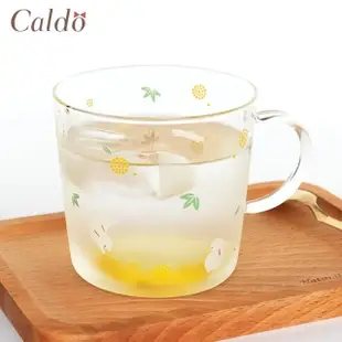 【Caldo 卡朵生活】童趣動物耐熱透明馬克杯350ml