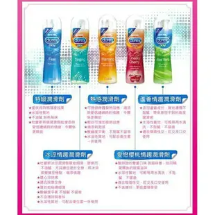 【誠意中西藥局】DUREX 杜蕾斯 特級潤滑劑潤滑液 50ml (藍)