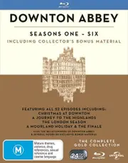 Downton Abbey Boxset - Season 1-6 Gold Edition Blu-ray