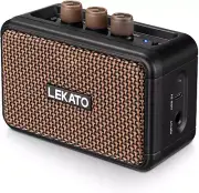 Mini Electric Guitar Amplifier Dual Speakers 5W Rechargeable Amp Bluetooth With