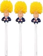 3pcs Toilet Brush Funny Toilet Supplies Bathroom Cleaning Tools WC Borstel Donald Trump Toilet Brush Brush Home Hotel Bathroom Cleaning Accessories
