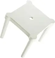 Elegant Portable White Chair Anti-Skid Stools Plastic Chairs Children Low Chair